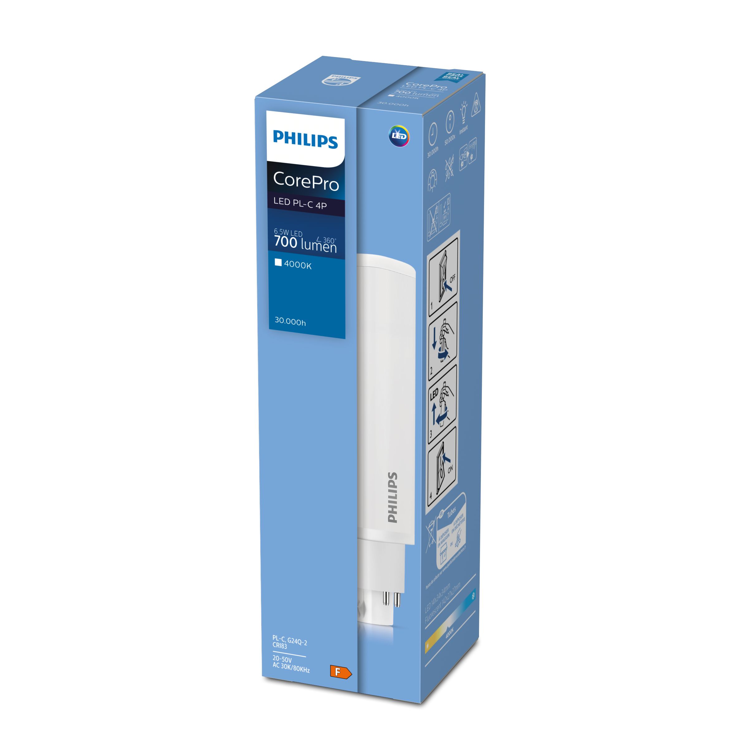 Philips CorePro LED PLC 4P, LED, PL-C, HF/Mains | Genlyte Solutions