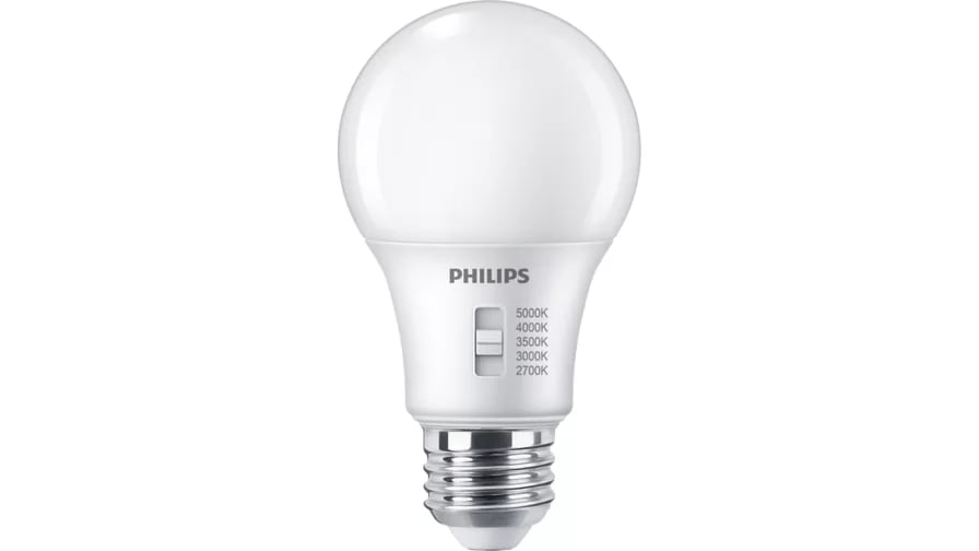 Philips Dipswitch LED bulb, A19, 60 W, E26 