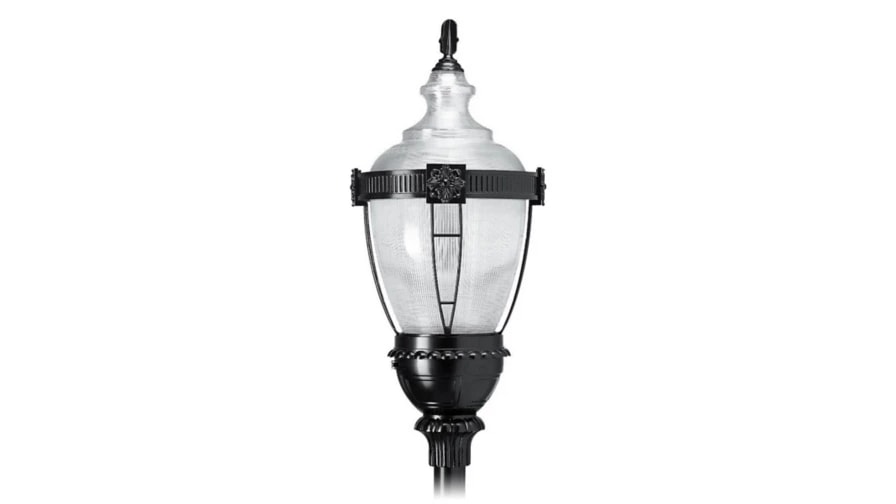 Hadco Refractive Globe Post Top with LumiLock LED GX5 (RL32/RL52)