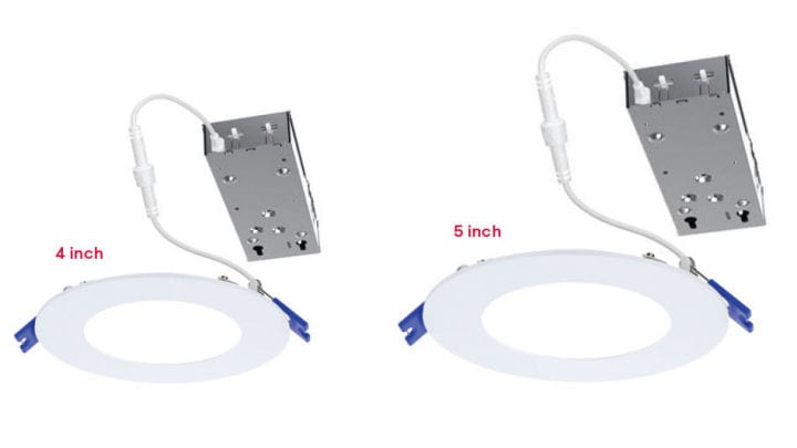 Plafonnier plat à DEL i-Lightolier