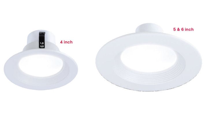 DEL éclairage vers le bas modernisation résidentielle i-Lightolier