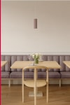 office meeting room industrial bal black baffle reflector fine lines