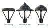omniscape led post top white
