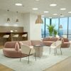office flex workspace elegant ba series satin brass