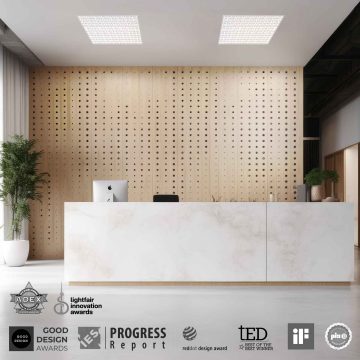 réception montrant les récompenses