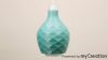 trois suspensions gouttelette turquoise en losange