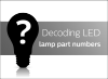 Numéro de pièce de lampe DEL