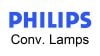 Lampes conv. Philips